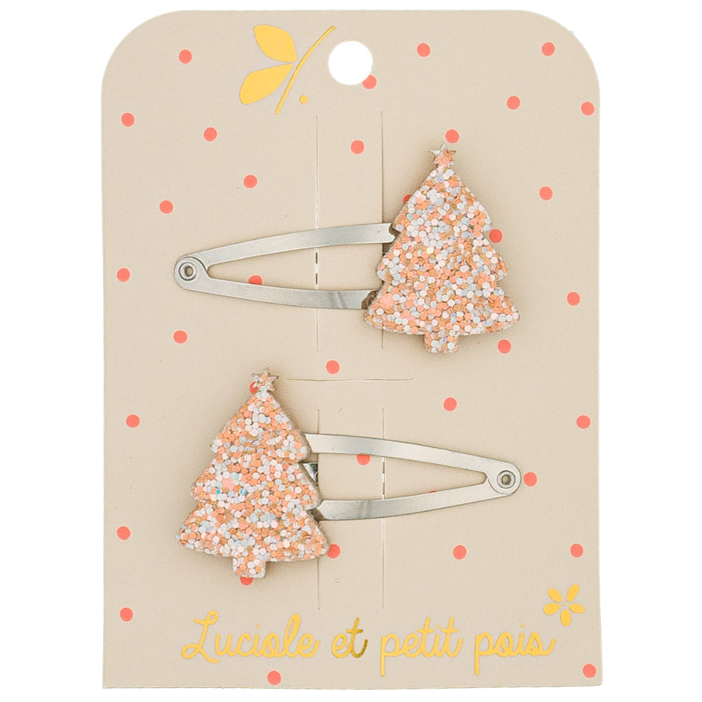 Barrettes Sapins - Luciole et Petit Pois