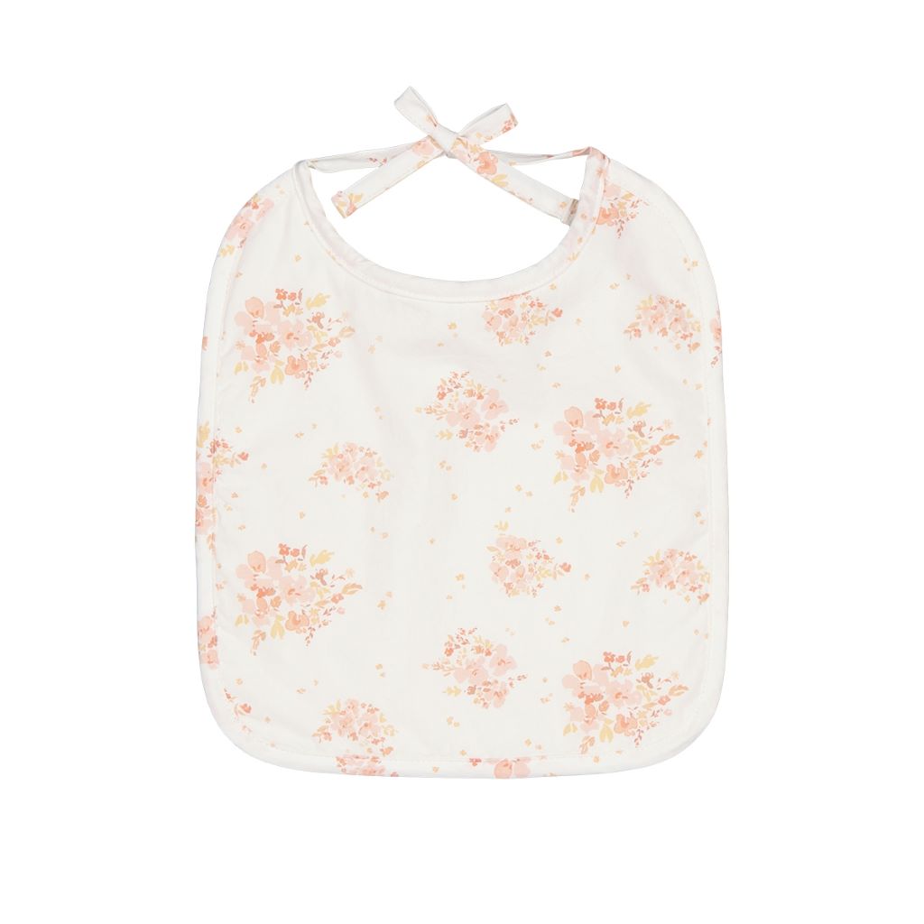 Photo de bavoir anna imprime bouquet rose in april par Les Biscottes