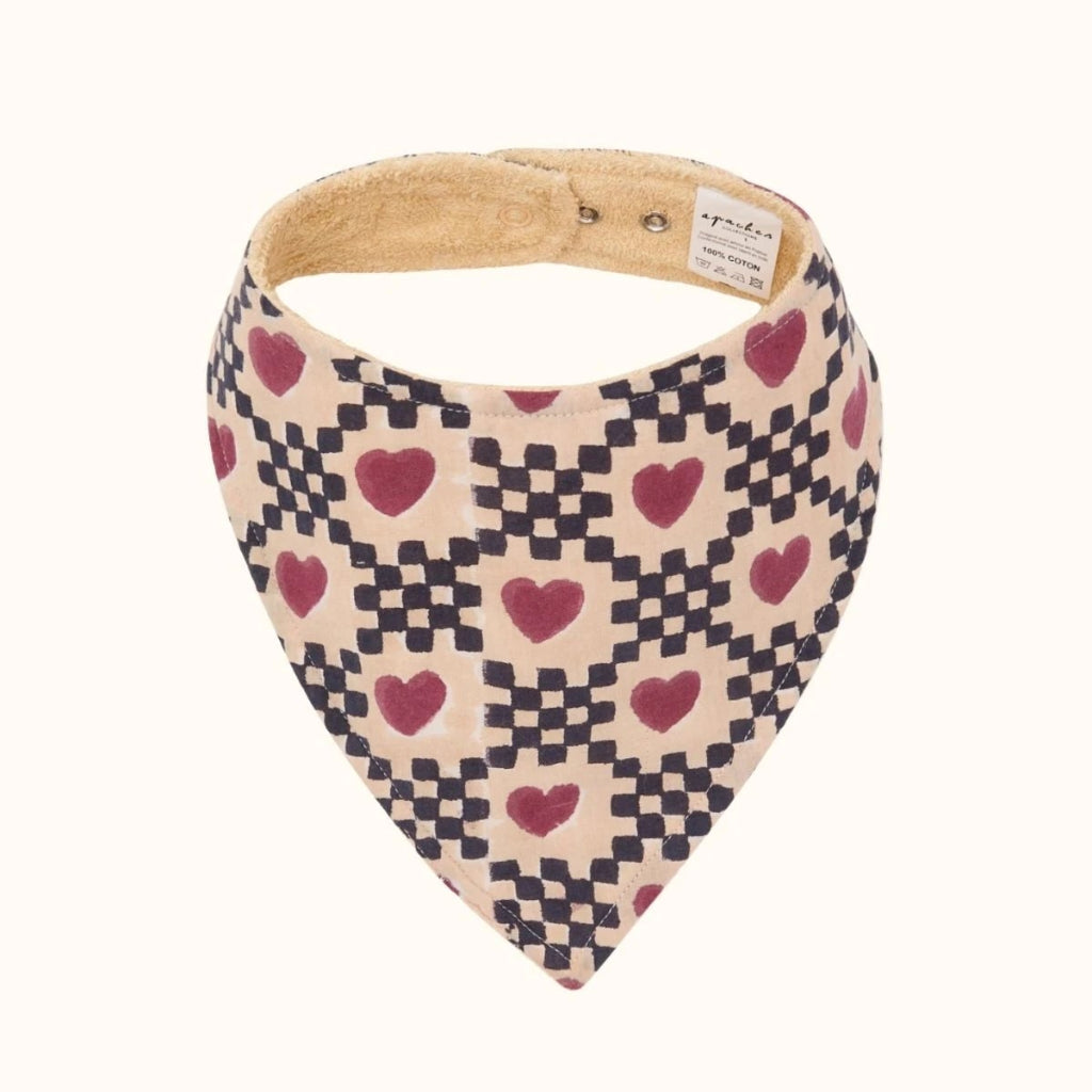 Bavoir Bami Amor Macadamia - Apaches Collections