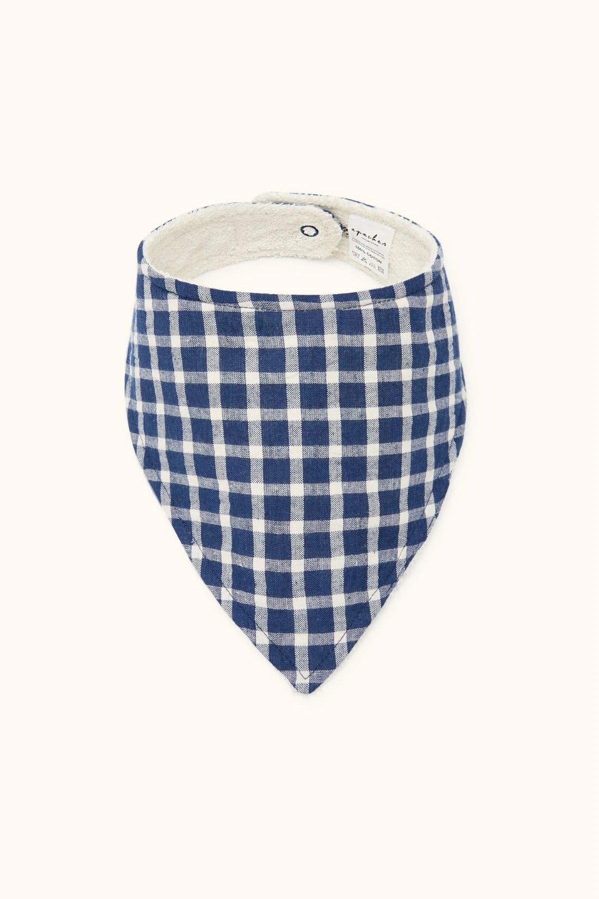 Bavoir Bami Khadi Vichy Navy - Apaches Collections