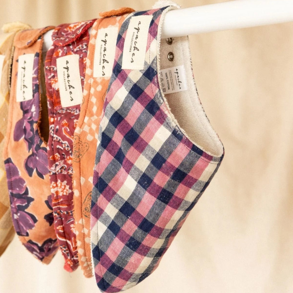 Bavoir Bami Khadi Rose - Apaches Collections