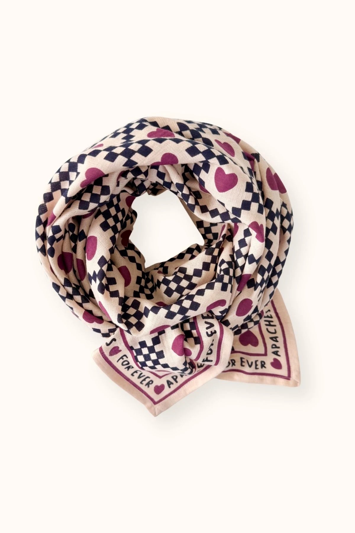Foulard Latika Amor Macadamia - Apaches Collections