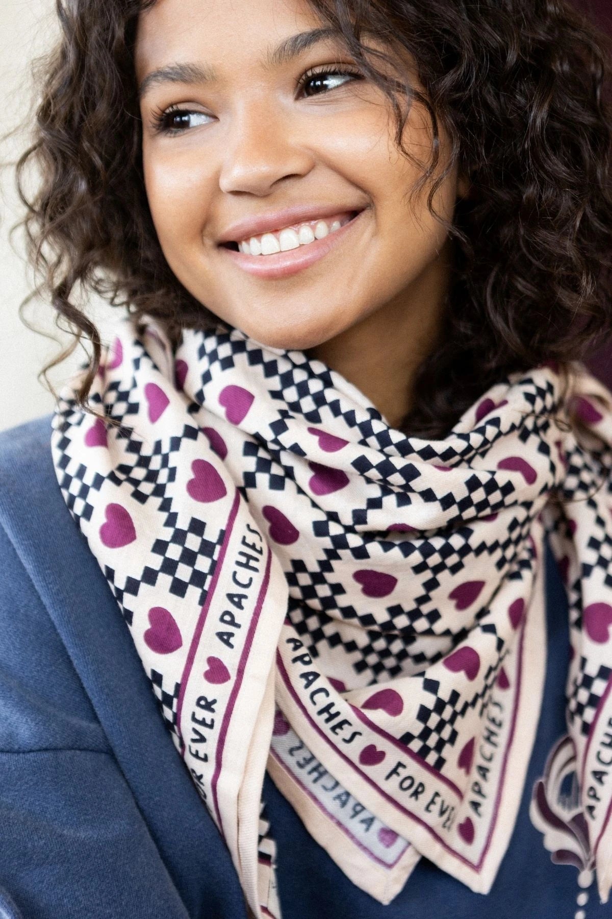 Foulard Latika Amor Macadamia - Apaches Collections