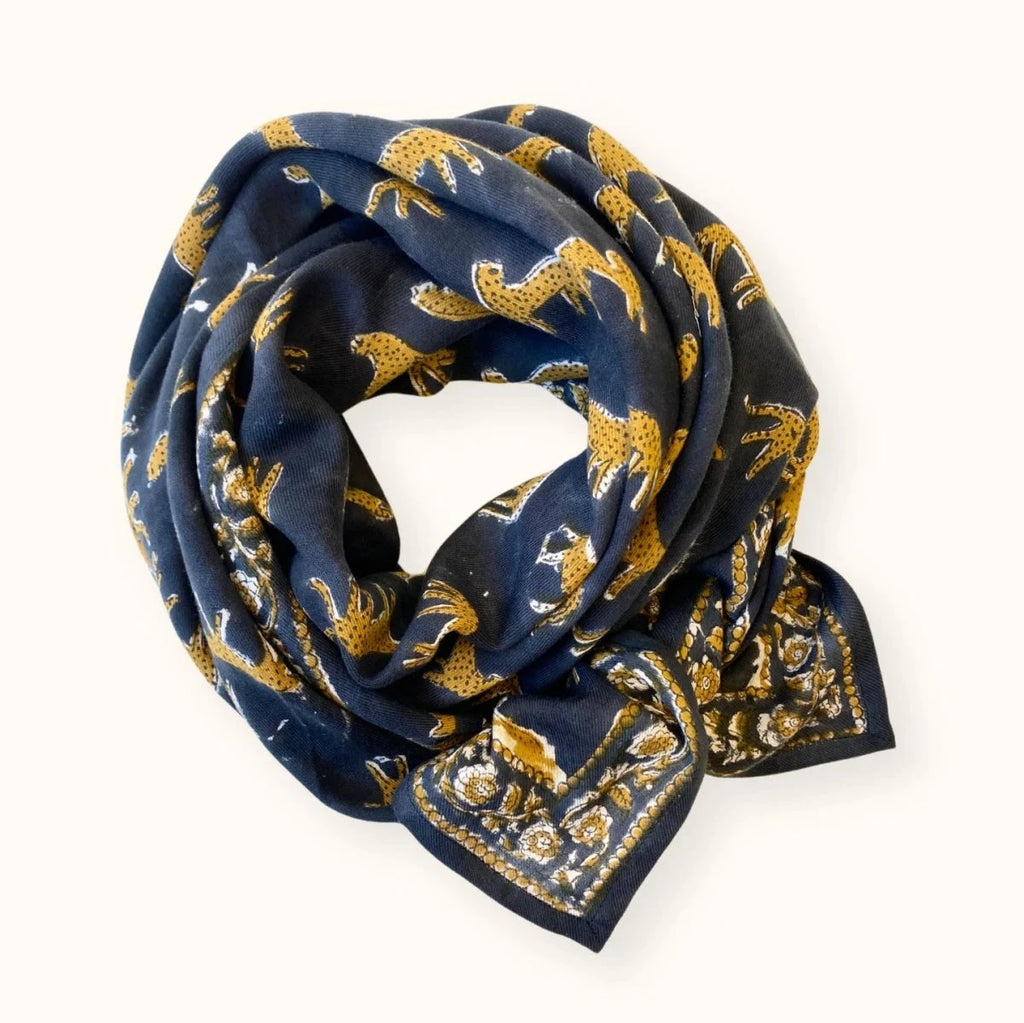 Foulard Latika Bengale Orage - Apaches Collections