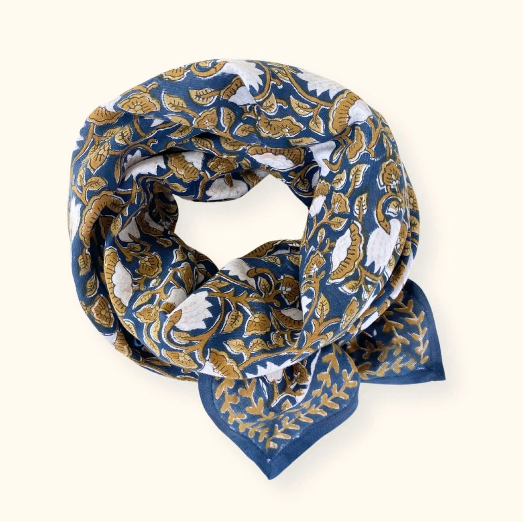 Foulard Latika Éventail Orage - Apaches Collections