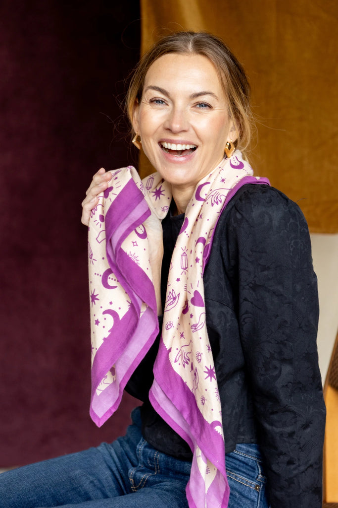 Foulard Latika Karma Macadamia - Apaches Collections