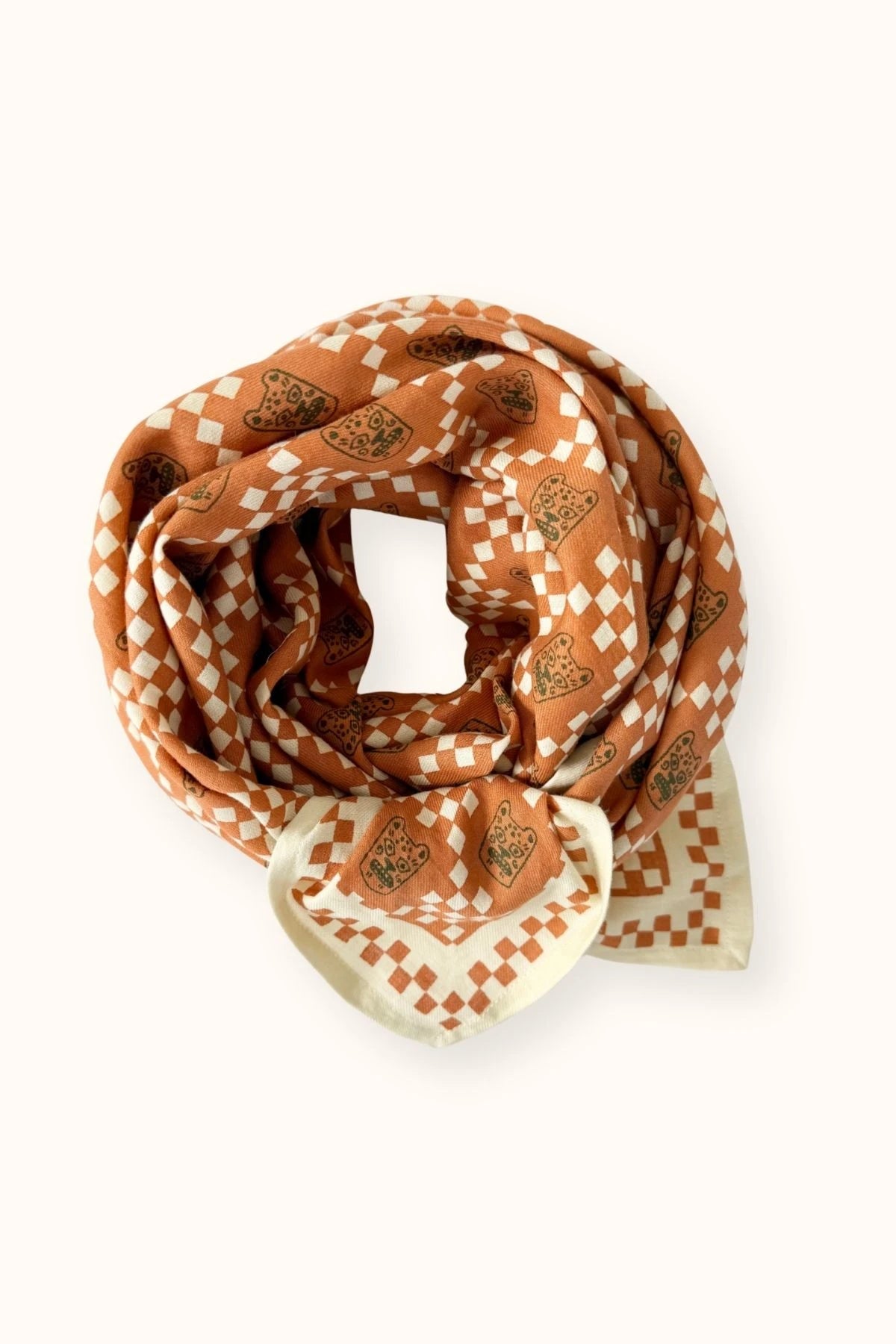 Foulard Latika Tigro Rust - Apaches Collections