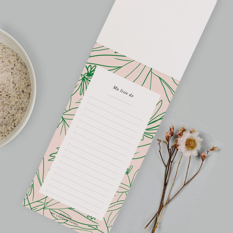 Photo de bloc notes feuillage my lovely thing 2 par Les Biscottes