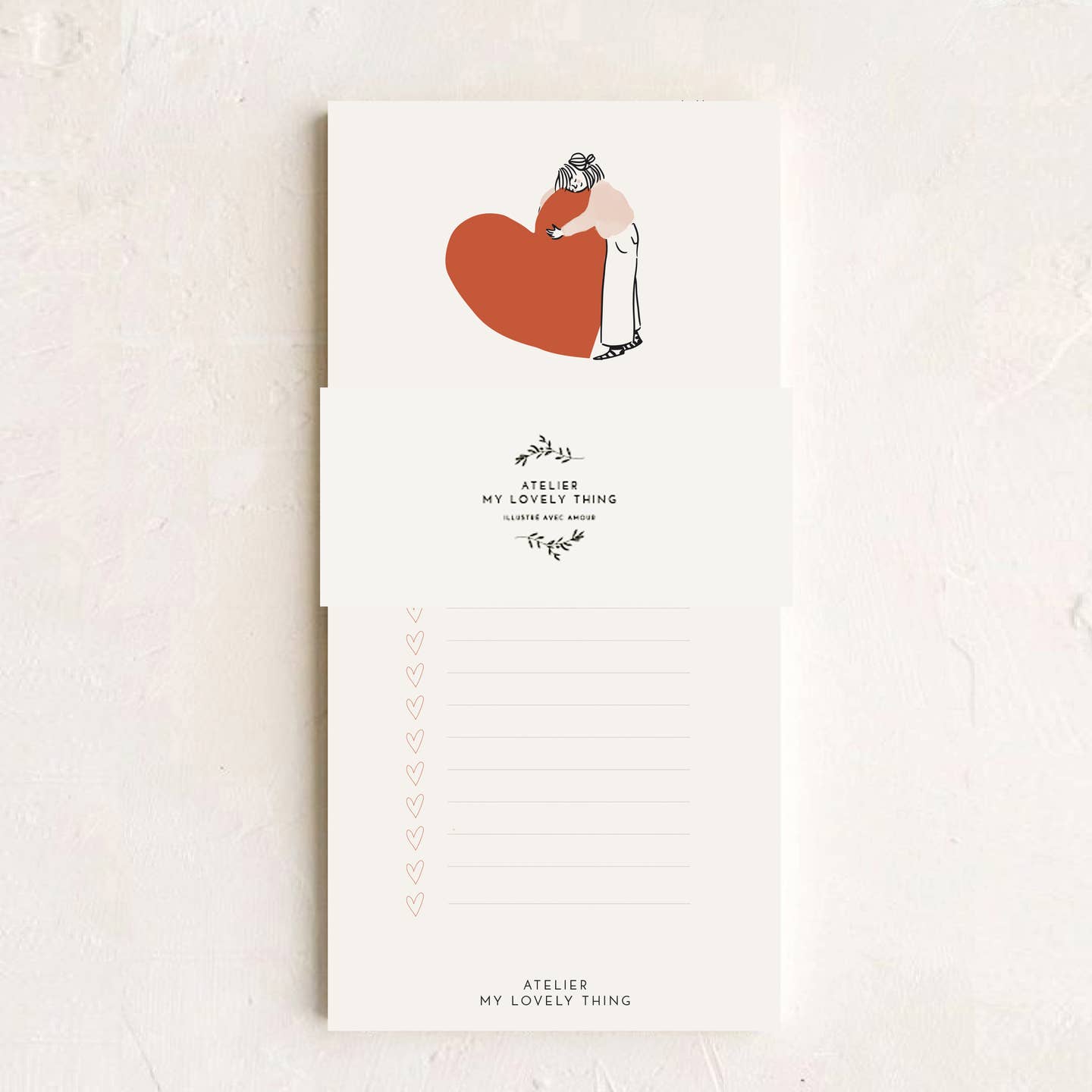 Bloc-Notes "Serre-moi Fort" - My lovely Thing