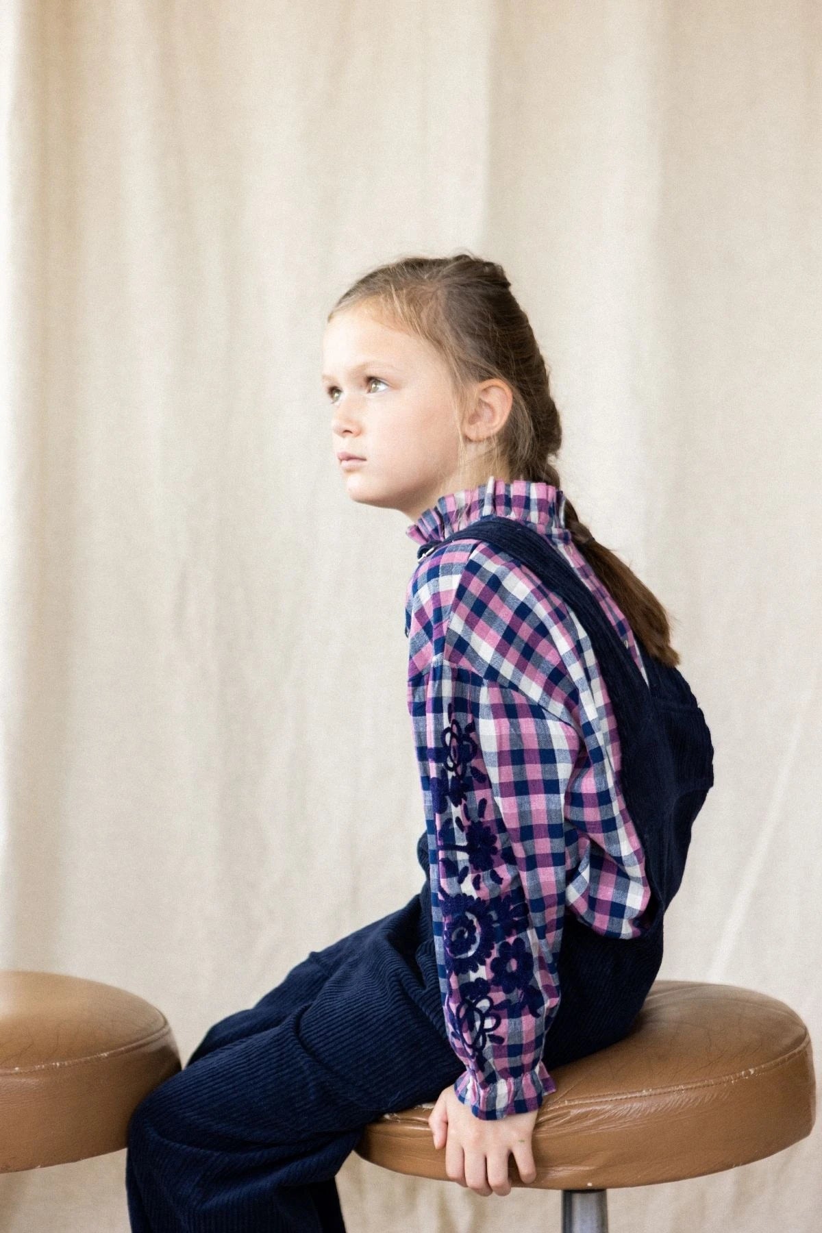 Blouse Tildab Khadi Rose  - Apaches Collections