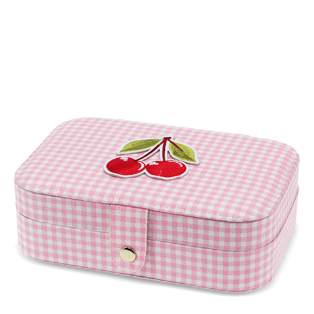 Boîte à Bijoux Vichy Cerise - Rex