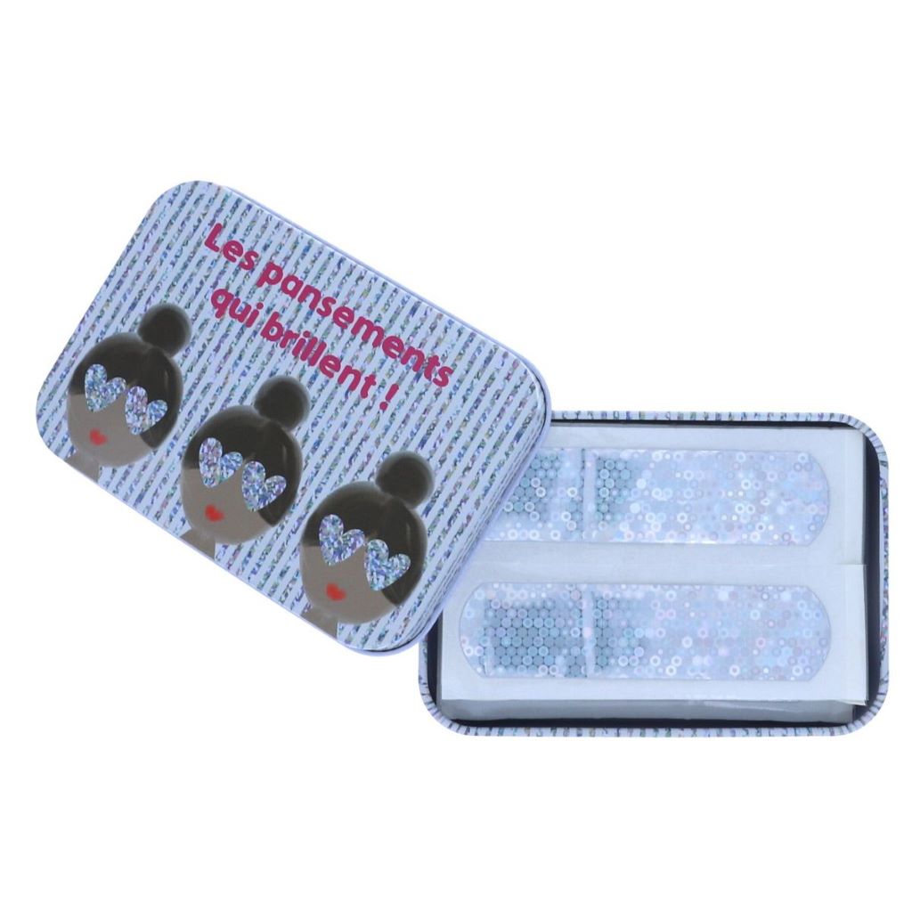 Photo de boite de 30 pansements paillettes petit toi 1 par Les Biscottes