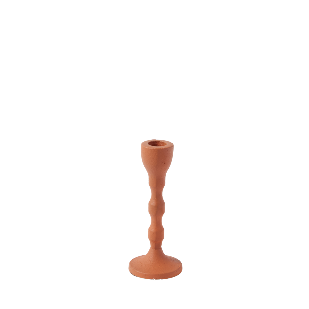Bougeoir Solar 15cm Terracotta - Bonheur du Jour