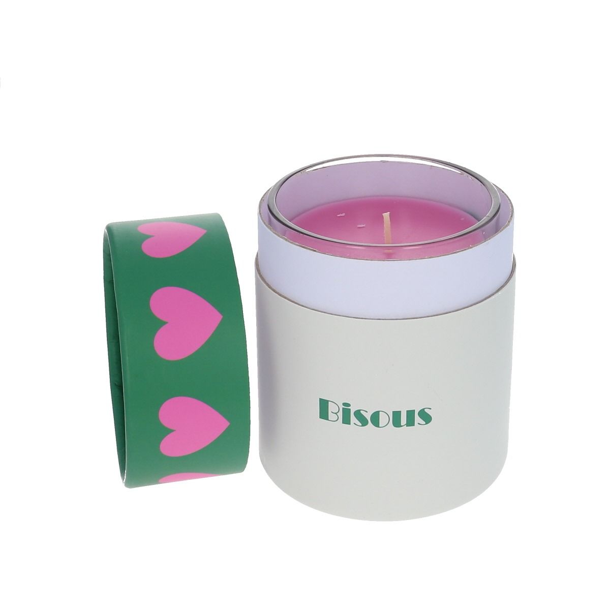 Bougie Cœur Bisous - Mercredi