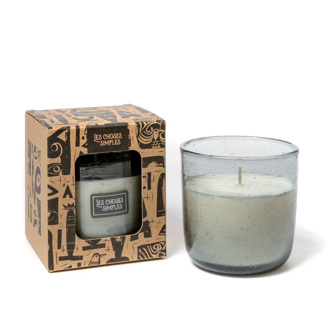 Bougie en Verre Soufflé "Thé à Louxor" - Les Choses Simples