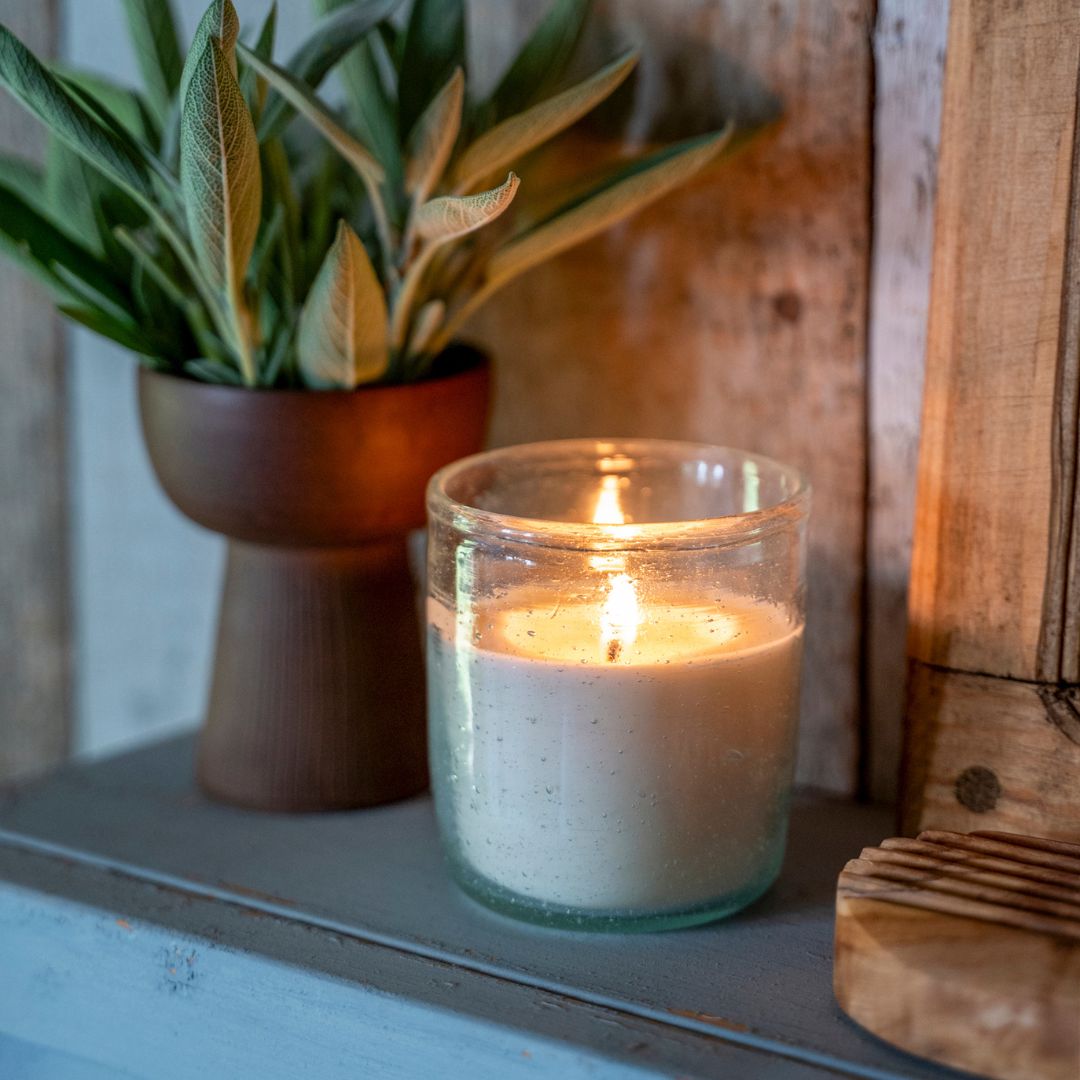 Bougie en Verre Soufflé "Voyage sur le Nil" - Les Choses Simples