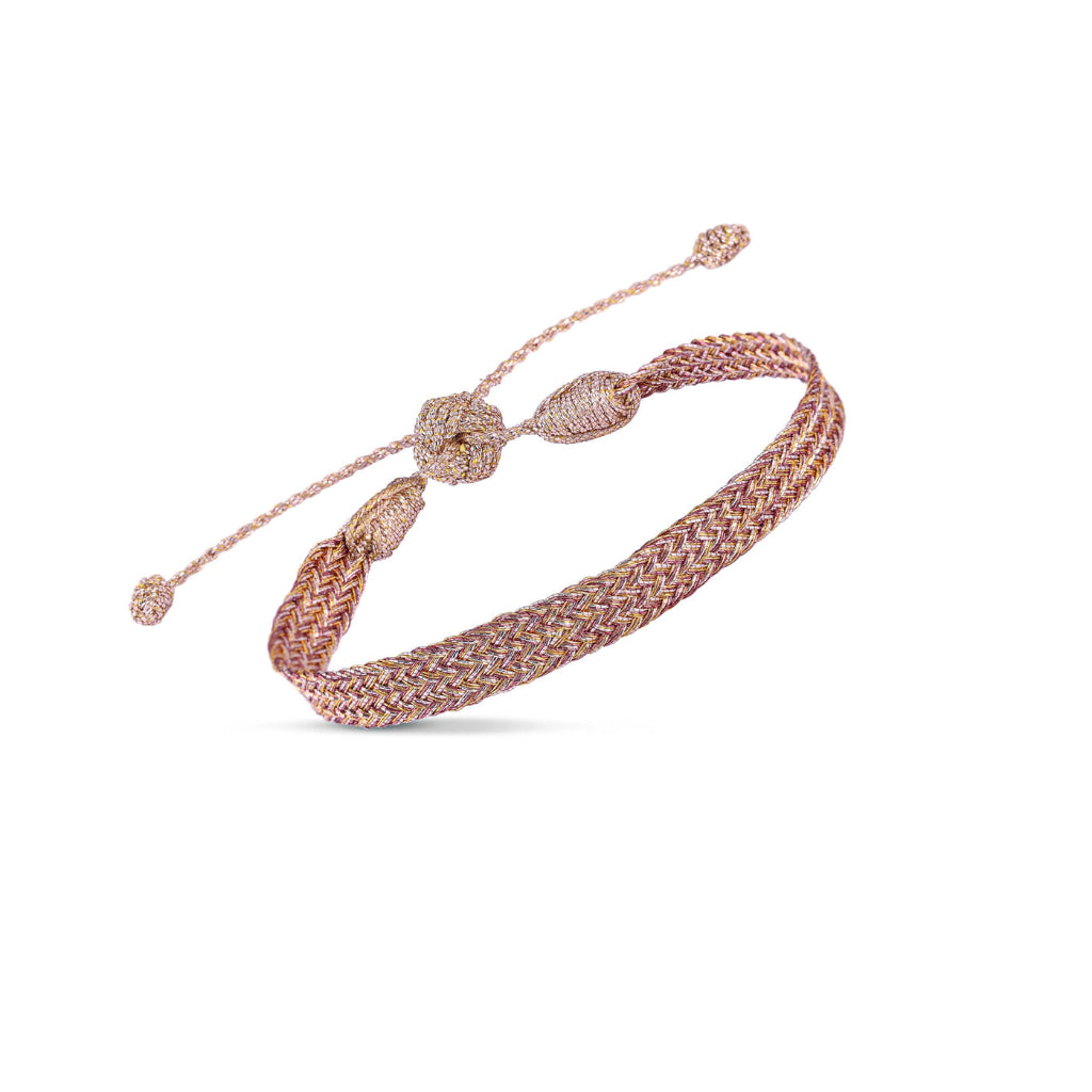 Photo de bracelet ania rose gold mahogany maayaz par Les Biscottes