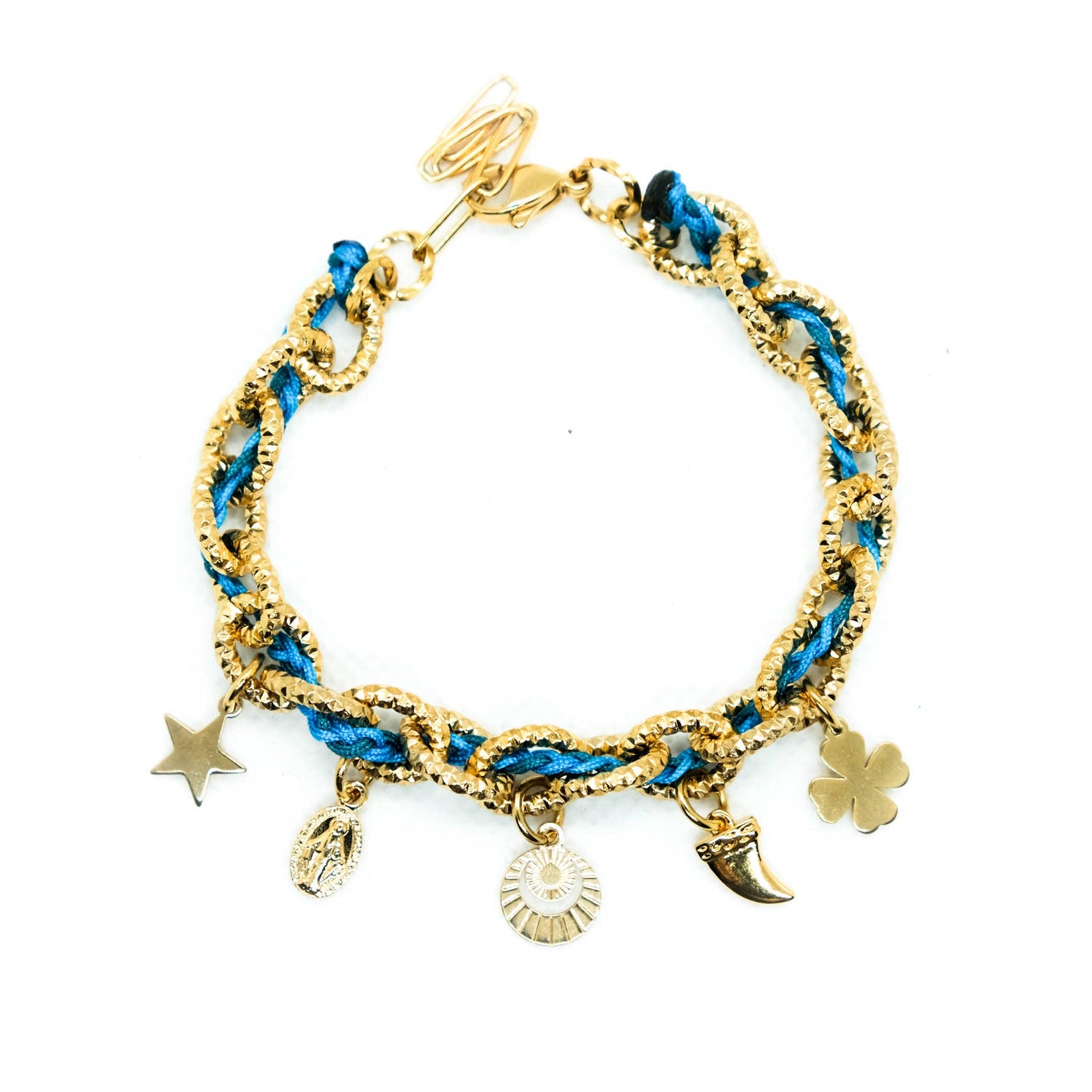 Bracelet Byzance Bleu - Monsens