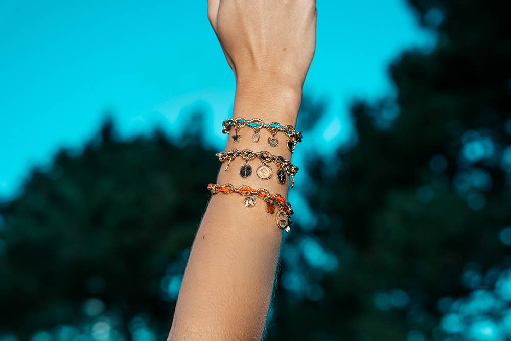 Bracelet Byzance Bleu - Monsens
