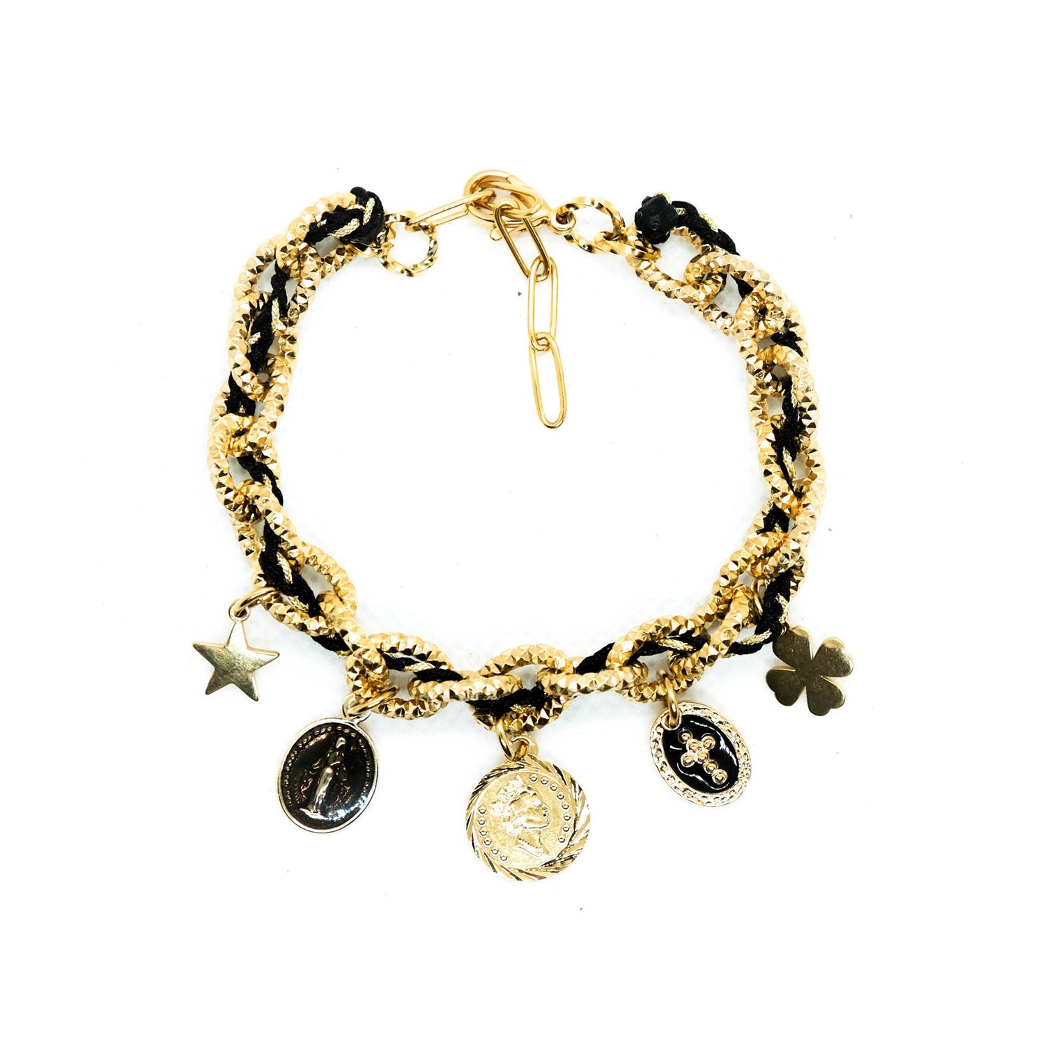 Bracelet Byzance Noir - Monsens