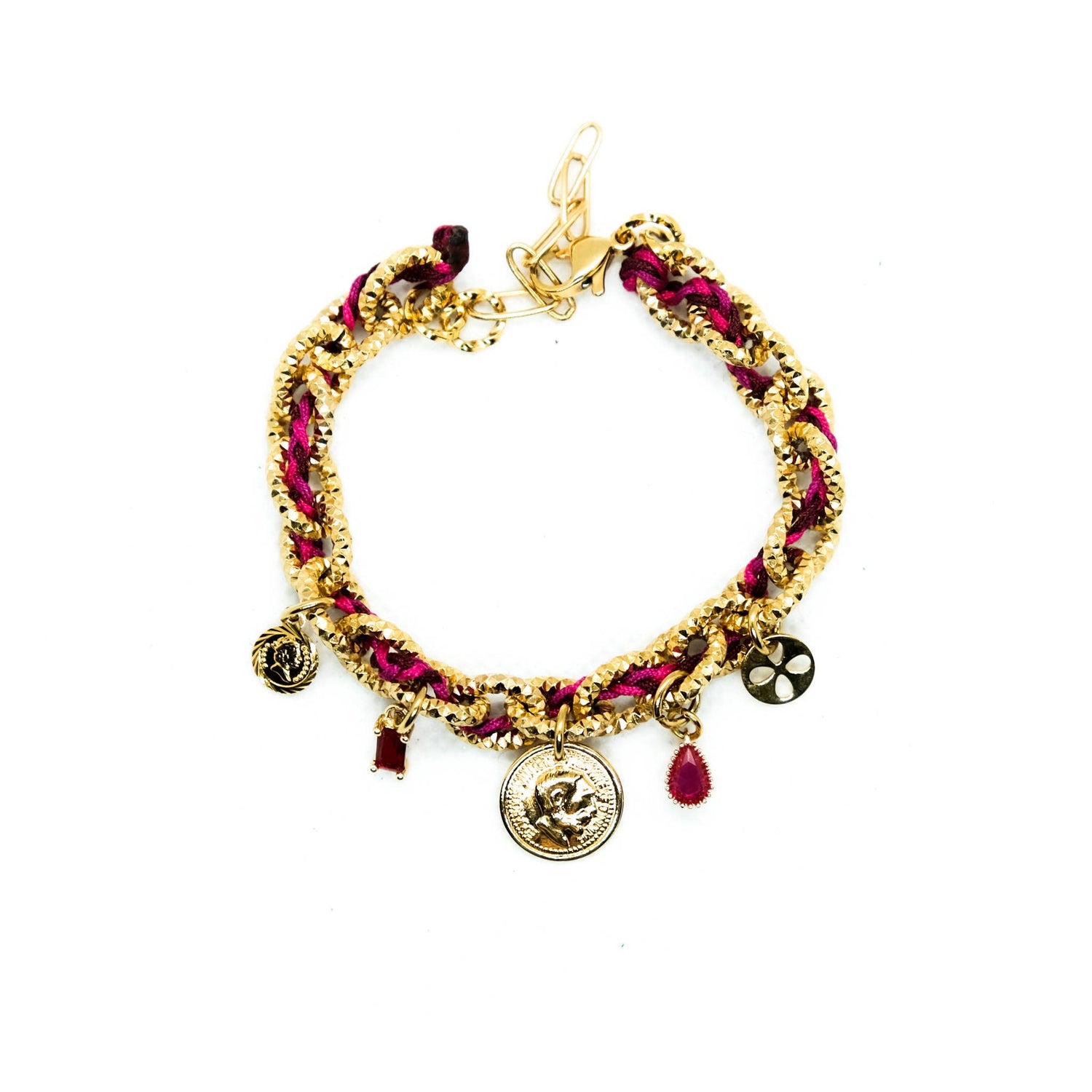 Bracelet Byzance Rose - Monsens