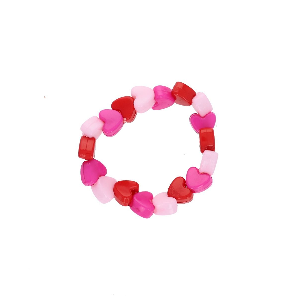 Bracelet Cœurs Rose et Rouge - Petit Toi