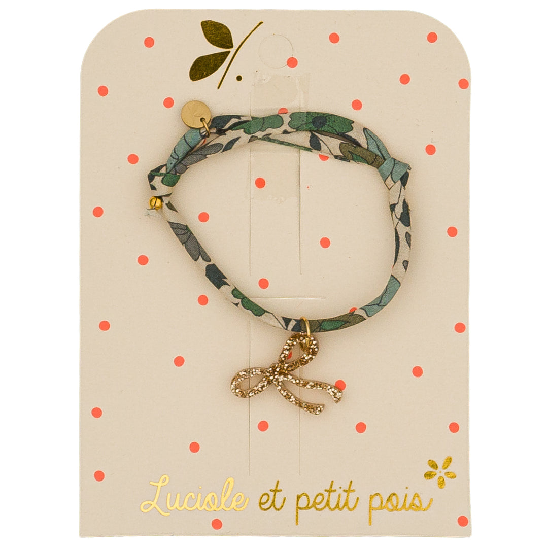 Bracelet Liberty Poppy Daisy Feuillage - Luciole et Petit Pois