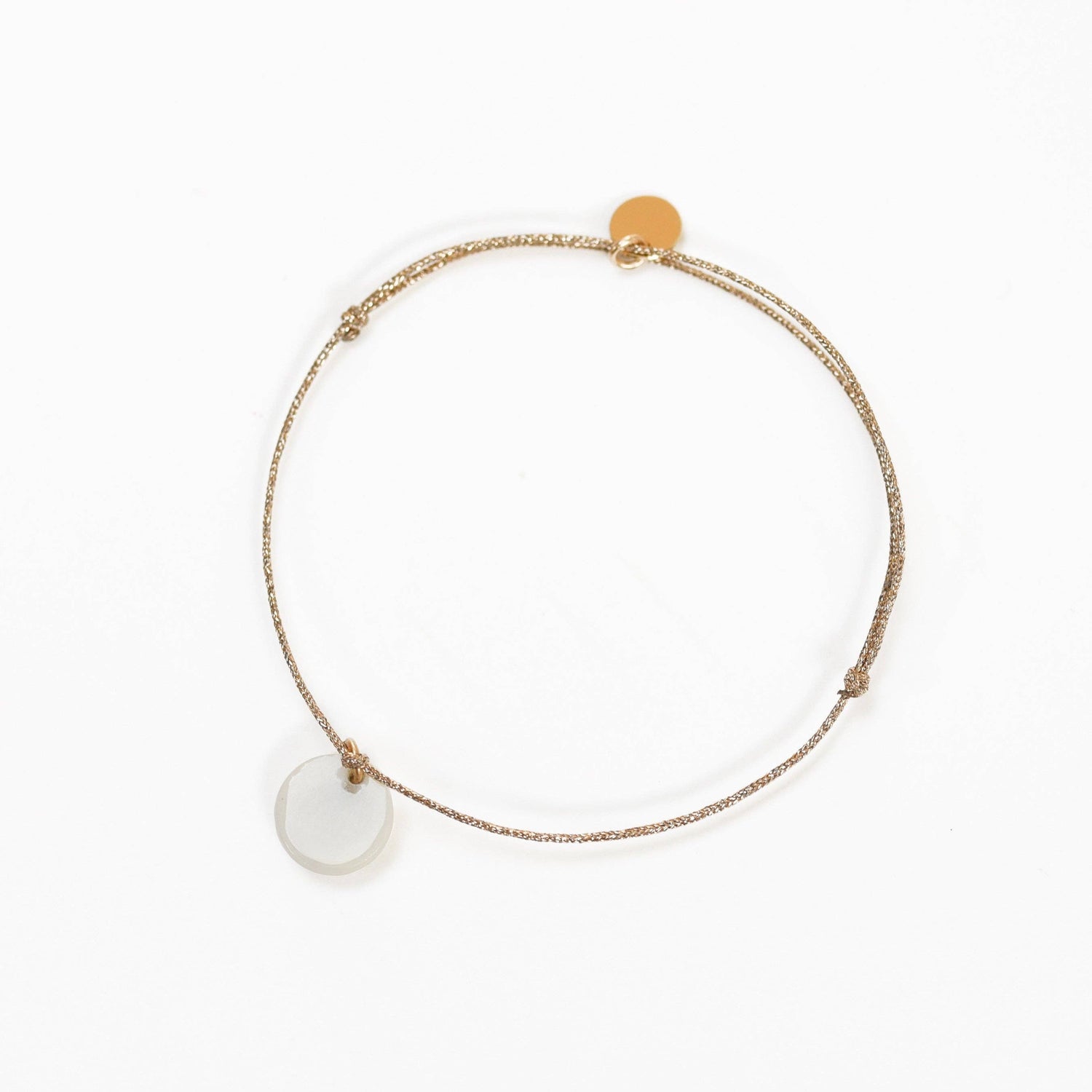 Bracelet Médaillon Amour Doré - Baubels