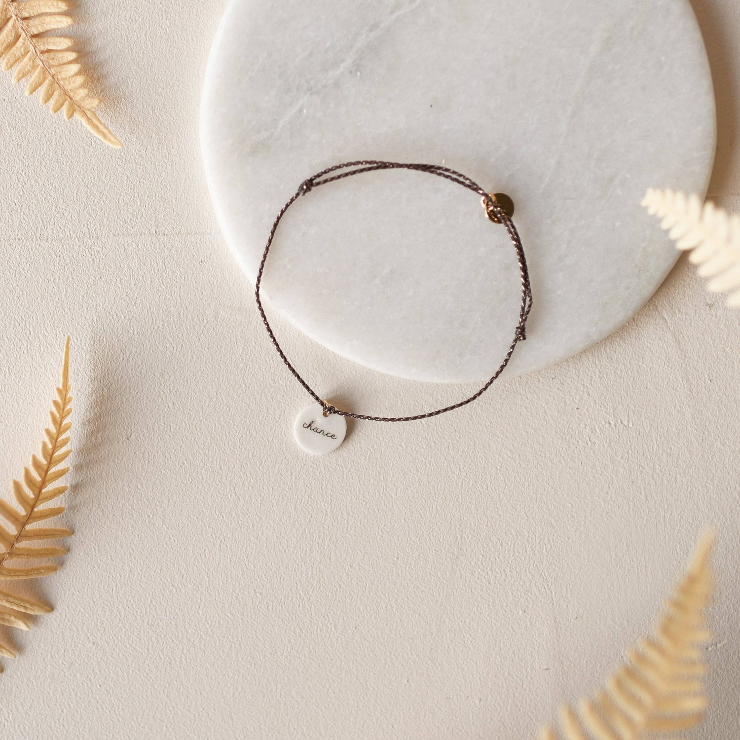 Bracelet Médaillon Chance Doré - Baubels