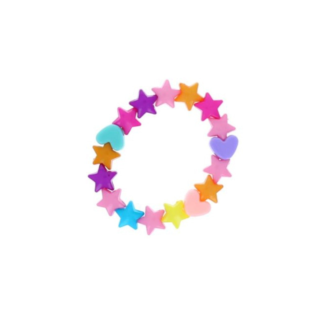 Bracelet Coeurs et Etoiles Multicolore - Petit Toi