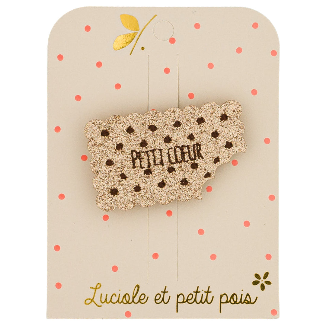 Broche Cookie - Luciole et Petit Pois