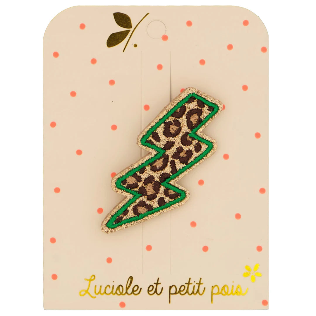 Broche Éclair Léopard - Luciole et Petit Pois