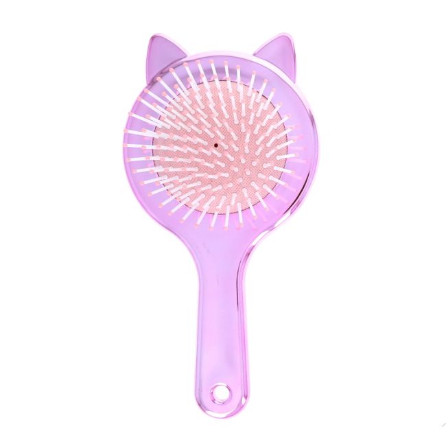 Brosse Cheveux Chat Rose - Roudoudou