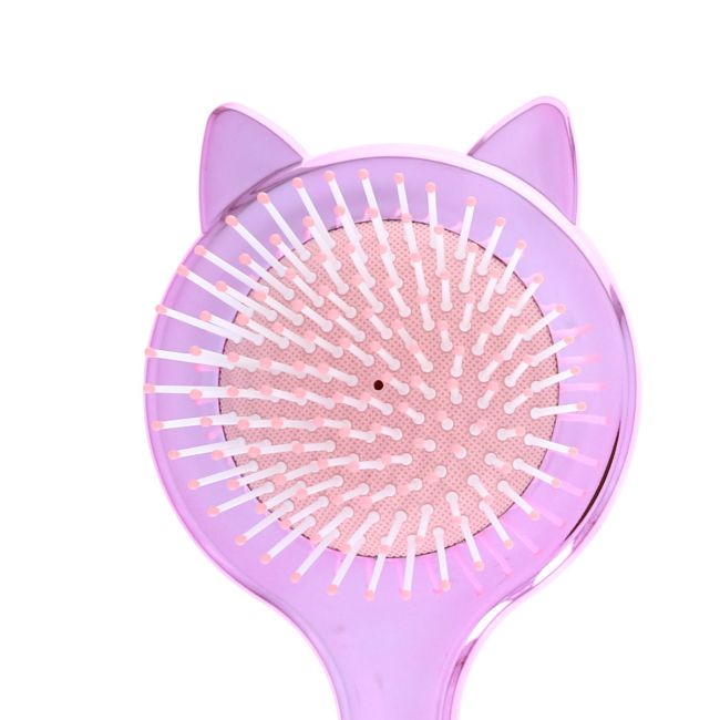 Brosse Cheveux Chat Rose - Roudoudou