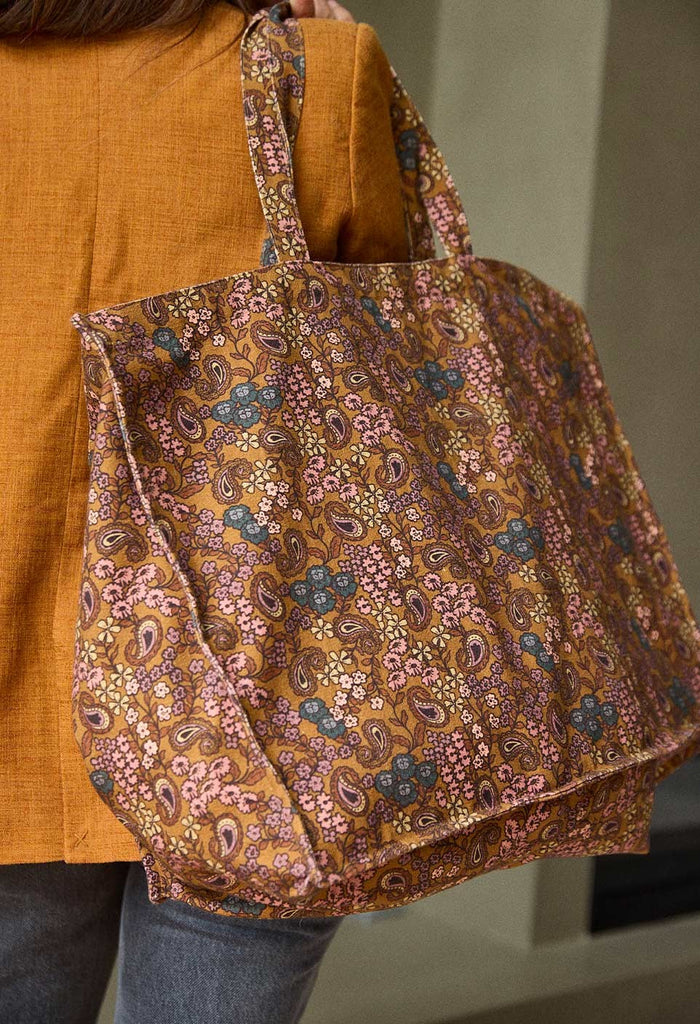 Sac Week-End Arabesque Ocre - Gabrielle Paris