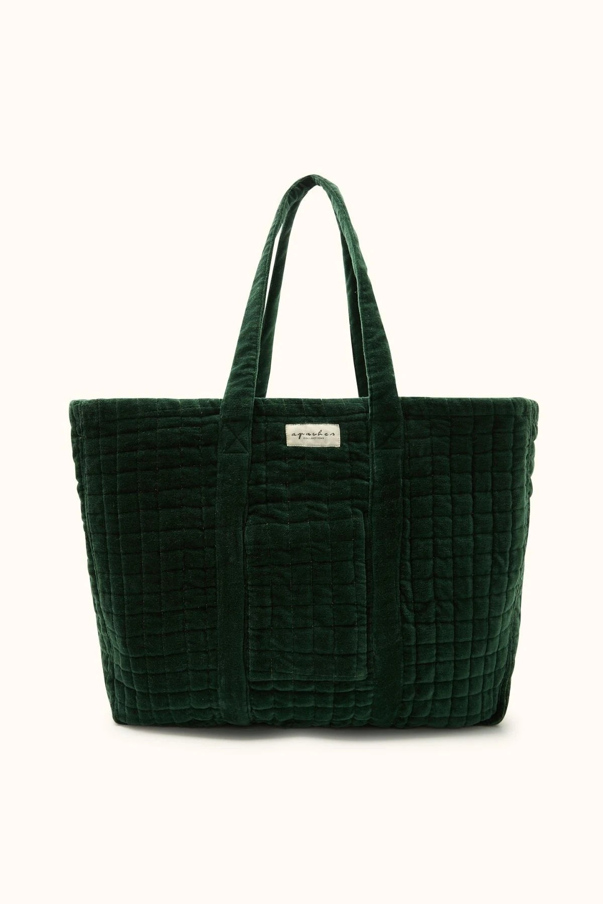 Cabas Samba Velours Lisse Forest - Apaches Collections