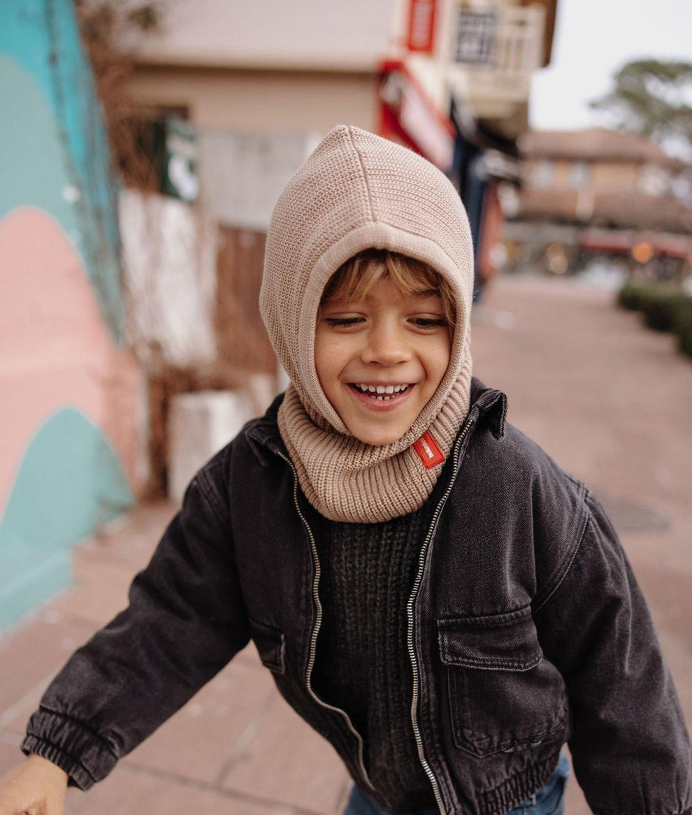 Cagoule Hoody Latte - Hello Hossy