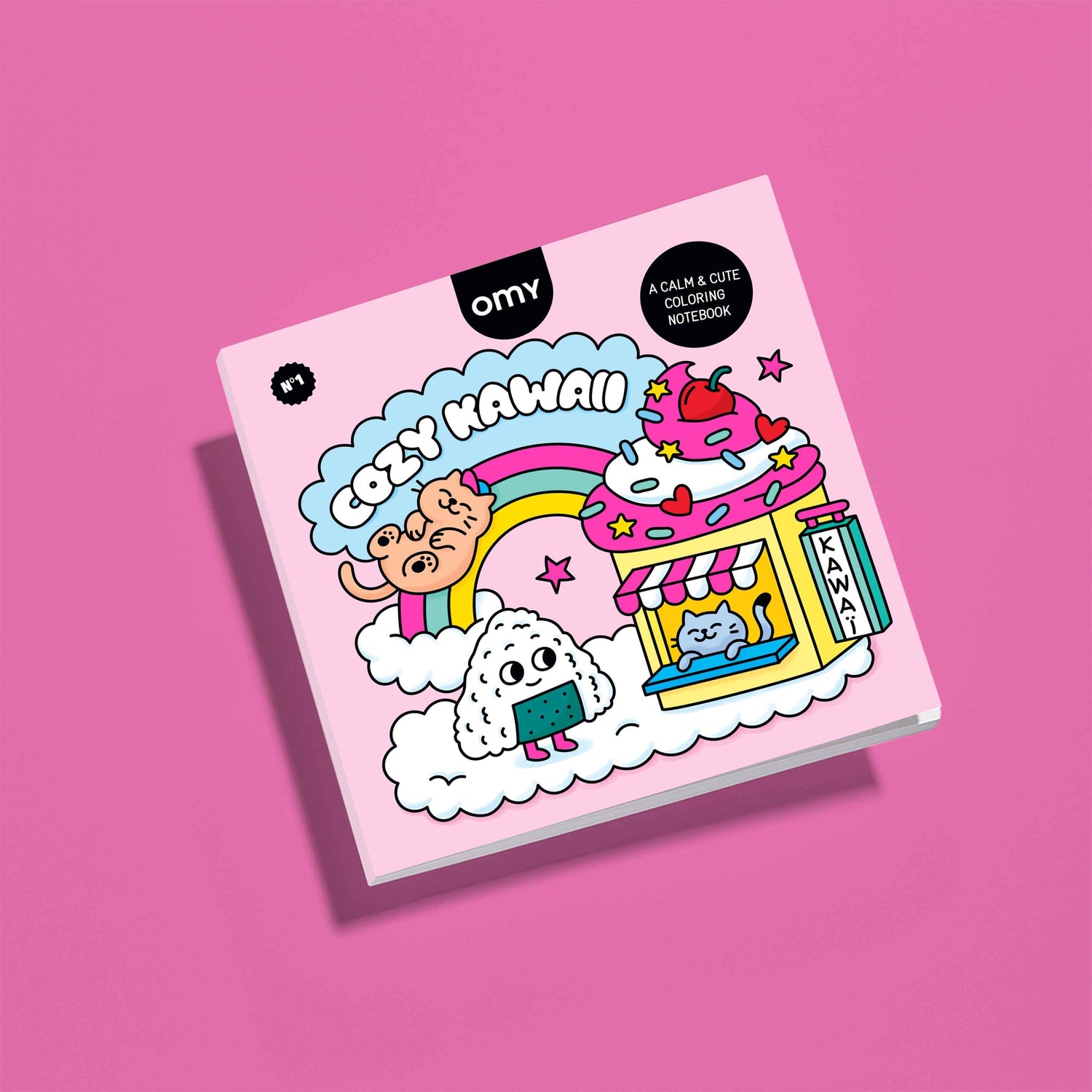Cahier de Coloriage Kawaii - Omy