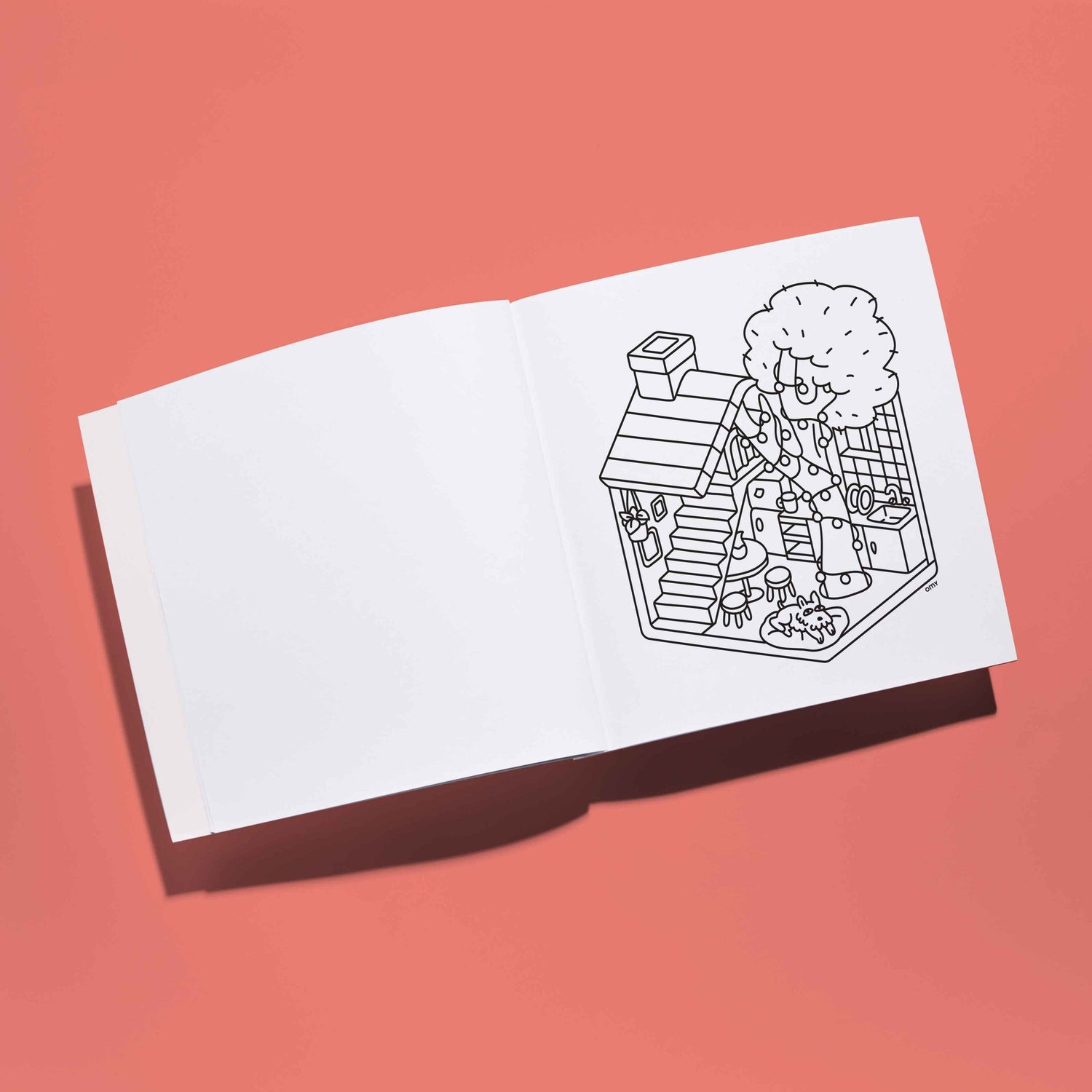 Cahier de Coloriage Yummy - Omy