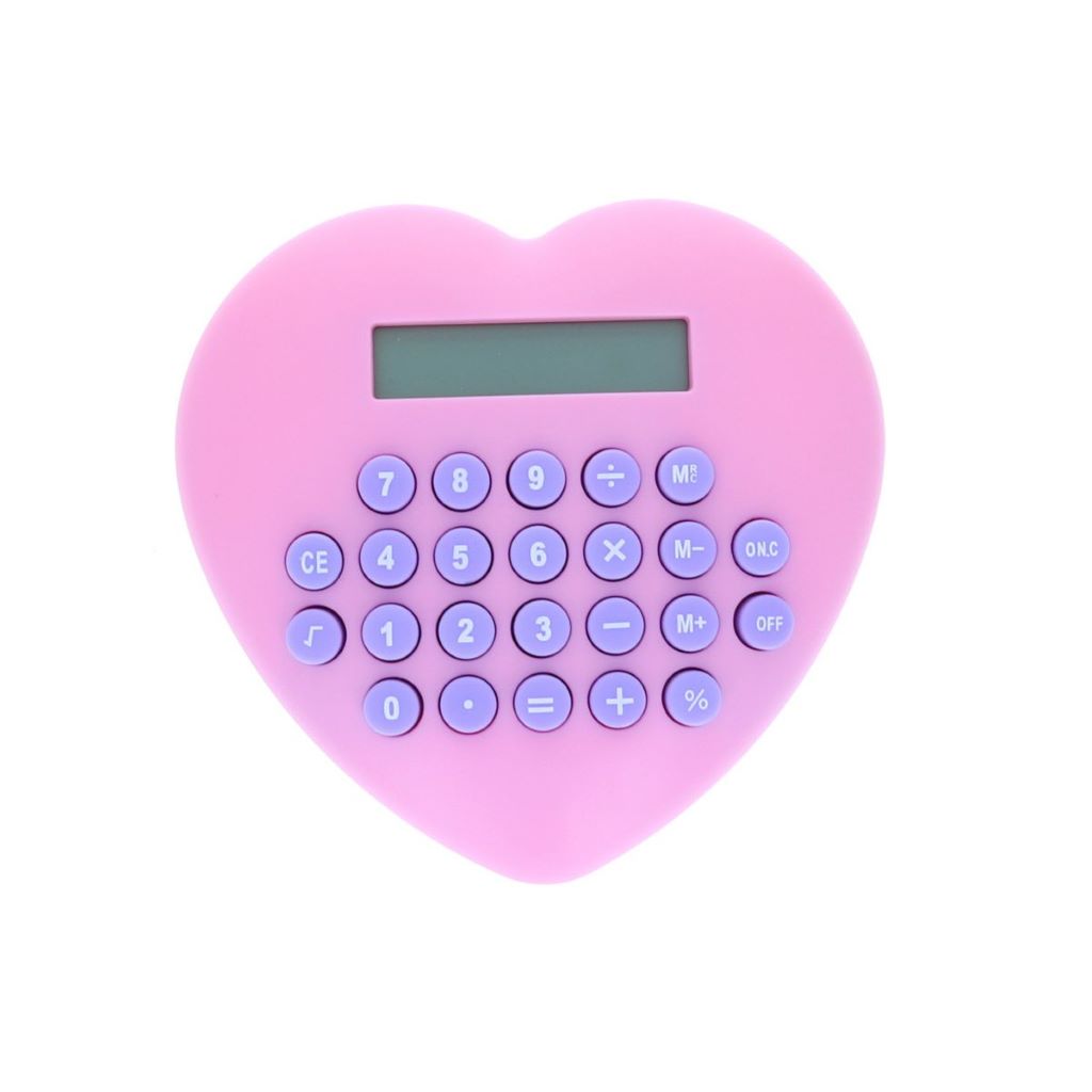 Calculatrice Cœur Rose - Petit Toi