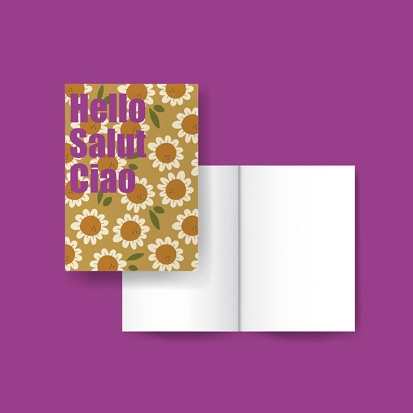 Carnet "Hello, Salut, Ciao" - Mariisoré