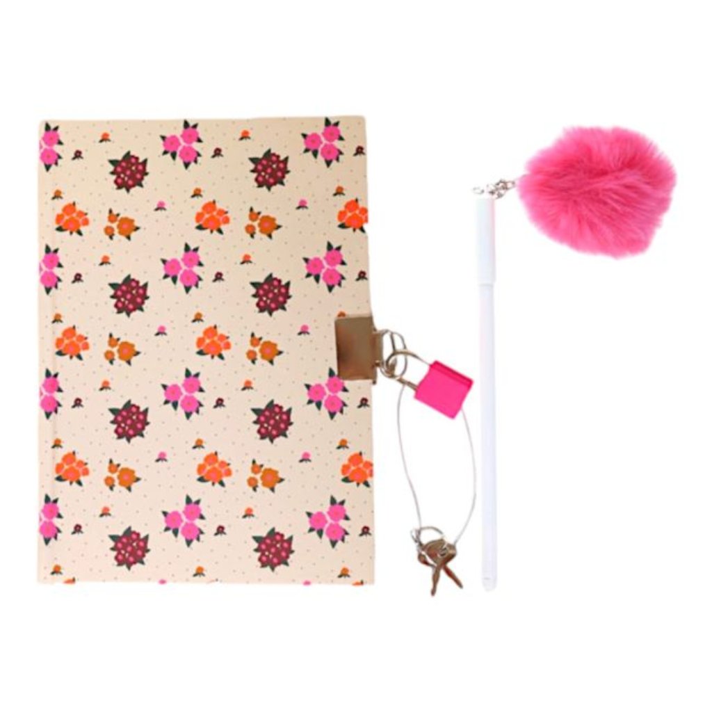 Carnet Secret Fleurs Roses - Mercredi