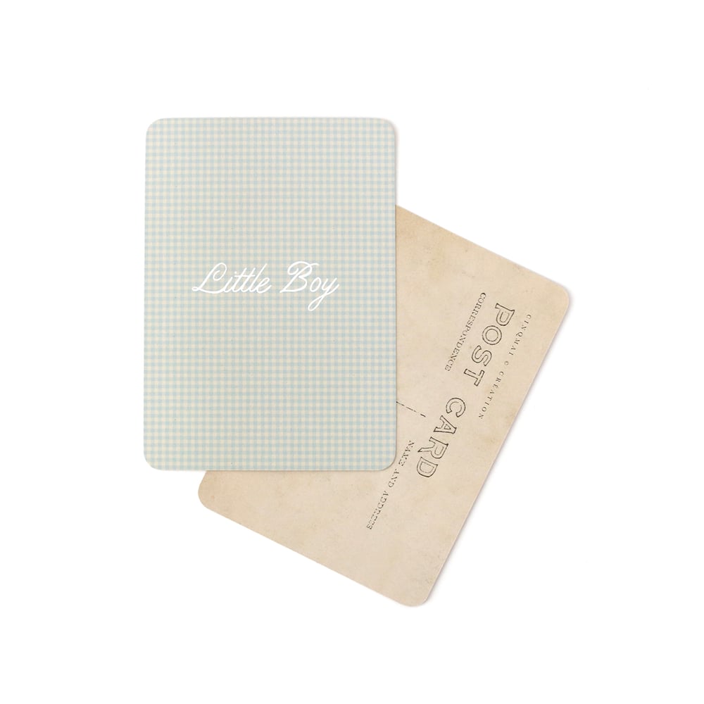 Carte Little Boy Vichy - Cinq Mai