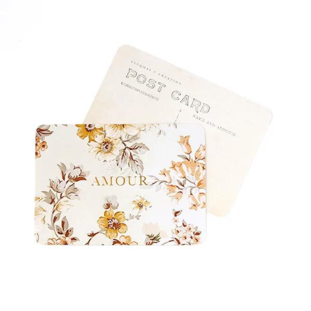 Photo de carte amour fleurs oranges cinq mai par Les Biscottes