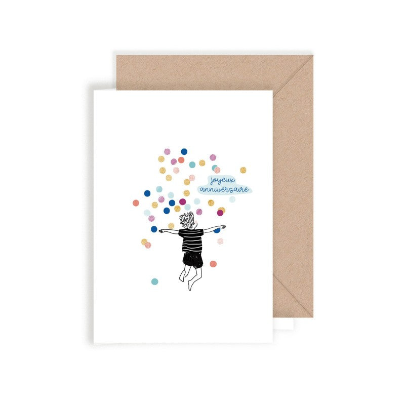 Carte Double "Anniversaire Garçon" - My Lovely Thing