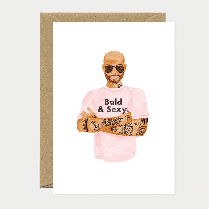 Carte "Bald & Sexy" - All the Ways to Say