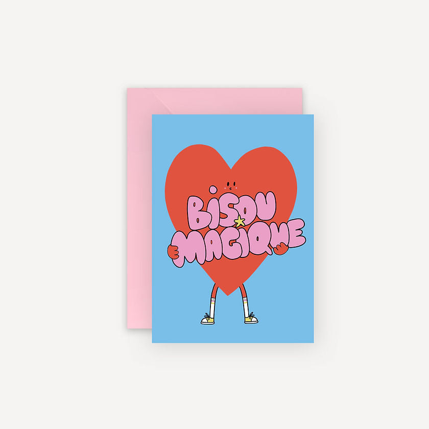 Carte Bisou Magique - Mariisoré
