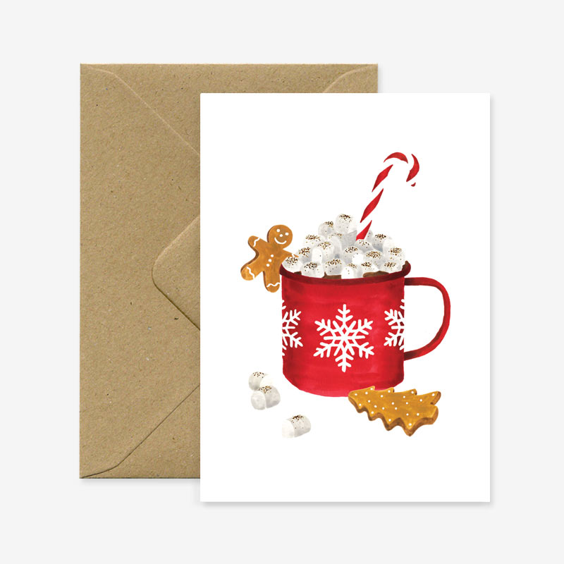 Carte Chocolat Chaud de Noël - All the Ways to Say