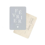 Photo de carte fevrier gris cinq mai par Les Biscottes