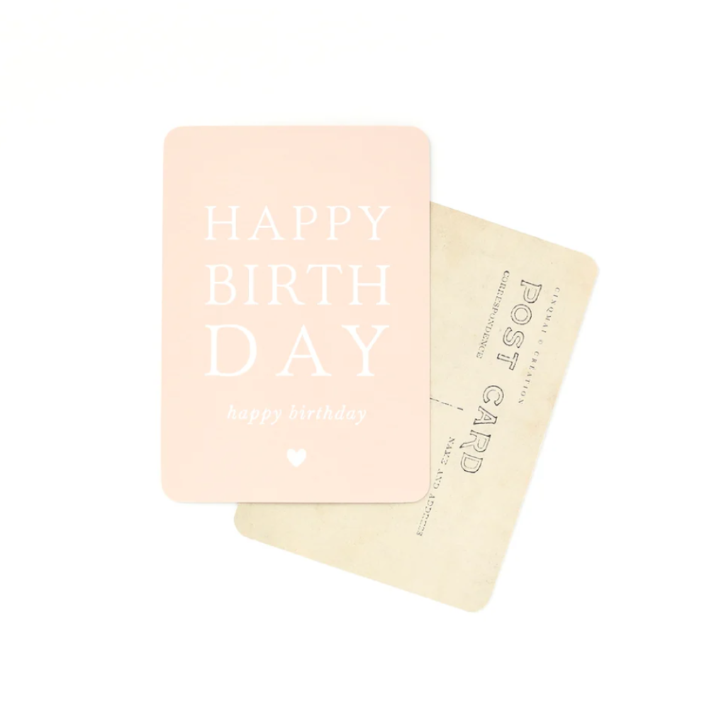 Photo de carte happy birthday rose cinq mai par Les Biscottes